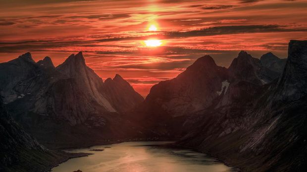 Midnight Sun di Norwegia