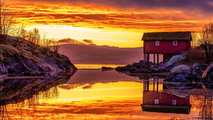 Midnight Sun di Norwegia