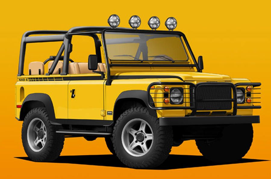 Modifikasi Defender listrik