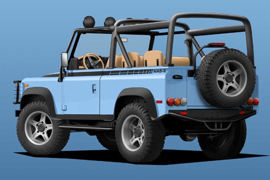 Modifikasi Defender listrik