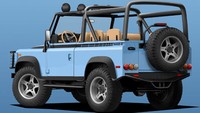 Dikatakan modifikasi Defender listrik ini akan dibangun dari mobil defender kelahiran 1993-1997. Foto: Pool (Autocar)