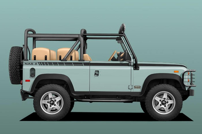 Modifikasi Defender listrik Modifikasi Defender listrik