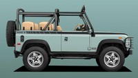 Hal ini diwujudkan rumah modifikasi Twisted. Hasil modifikasi terhadap Land Rover Defender menjadi bertenaga listrik dinamai NAS-E. Twisted hanya akan menjual mobil modifikasi miliknya sebanyak 30 unit dan akan dipasarkan hanya di Amerika Serikat. Namun ada indikasi mereka mau melayani permintaan secara global juga.Foto: Pool (Autocar)