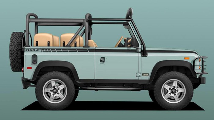 Modifikasi Defender listrik