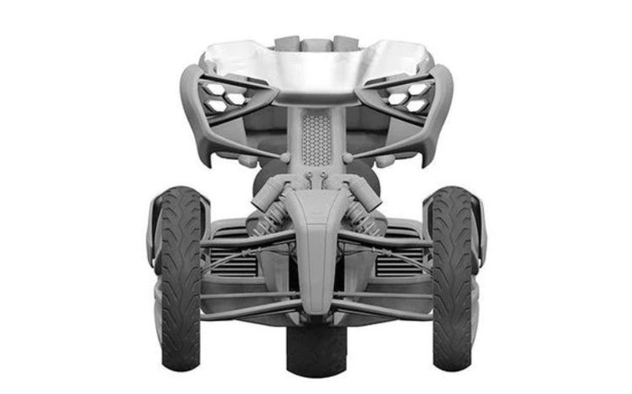 Motor Konsep Yamaha 3 roda Hybrid