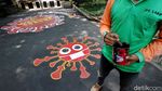 Mural Waspada Virus Corona Hiasi Jalan di Solo