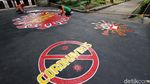 Mural Waspada Virus Corona Hiasi Jalan di Solo