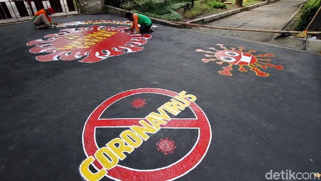 Mural Waspada Corona Hiasi Jalan di Solo