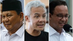3 Besar Capres Survei SMRC: Ganjar, Prabowo, dan Anies