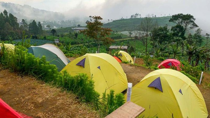 Tempat camping di Magelang.