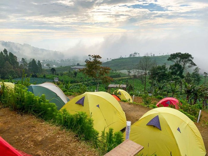 Tempat camping di Magelang.