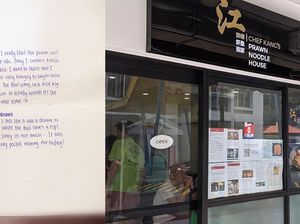 Tak Habiskan Pesanannya, Pelajar Ini Tulis Surat Menyentuh untuk Restoran