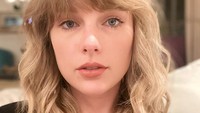 Ini adalah wajah Taylor Swift yang diunggahnya di instagram. Dok. Instagram/taylorswift
