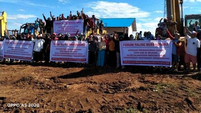 Warga Demo soal Pembangunan Hunian Tetap di Palu