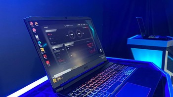 GPU yang dipilih untuk Nitro 5 adalah GTX 1650 Ti, yang punya performa 80% lebih kencang ketimbang GTX 1050 yang membuatnya cukup mumpuni untuk memainkan game modern. Foto: Dok. Acer