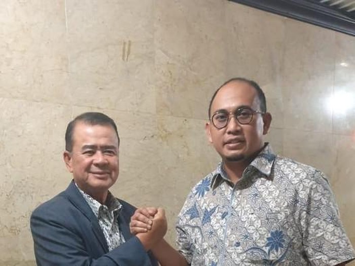 Andre Rosiade (kanan) dan Nasrul Abit (kiri)