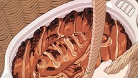 Film Kikis Delivery Service wajib ditonton foodies karena penuh makanan. Dari sekian banyak makanan yang ditampilkan, ada hidangan ikan herring dan labu yang bikin ngiler. Foto: Studio Ghibli
