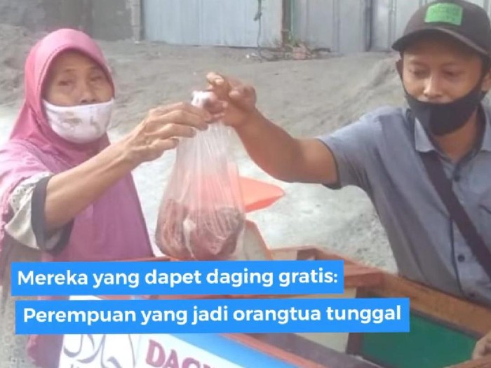 bang heri bagi daging gratis