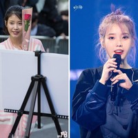 IU dikenal sebagai penyanyi imut dan awet muda. Ditambah dengan beragam edit di foto fansite, penampilan di panggung tampak bak dewi. Tapi di keseharian ia juga tak kalah menarik. Foto: Dok. Fansite