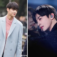 Cha Eun Woo sering disebut sebagai salah satu idol KPop paling tampan. Bagaimana perbedaan penampilannya di foto edit dengan yang tidak? Foto: Dok. Fansite
