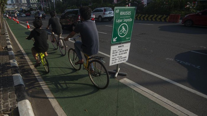 Operasi Patuh Jaya 2020 tak hanya berlaku bagi kendaraan bermotor. Para pesepeda yang melanggar aturan lalu lintas juga akan ditindak di operasi ini.