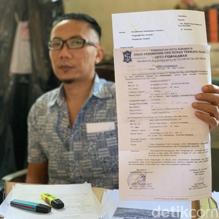Izin Pindahkan Jenazah Ayahnya dari Pemakaman COVID-19
