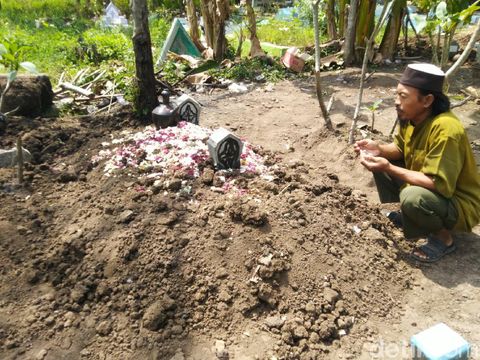 Makam napiter Subur Sugiarto di Semarang, Kamis (23/7/2020).