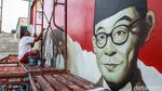 Mural Kebangsaan Mejeng Jelang Hari Kemerdekaan