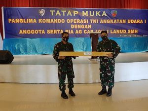 Pangkoops AU Minta Lanud Palembang Selalu Siap Antisipasi Karhutla-Corona