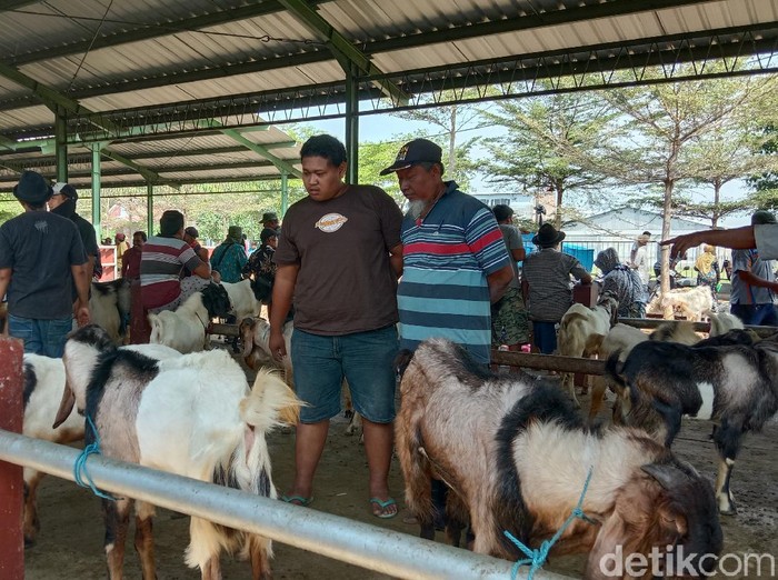 Pasar Gulang Kudus, Rabu (23/7/2020).