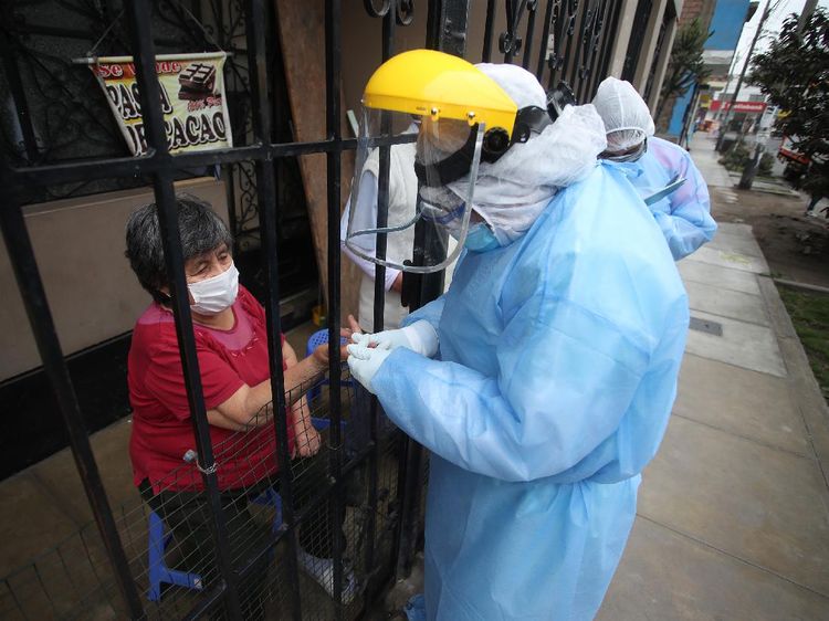 Rapid Test di Peru Digelar Door to Door
