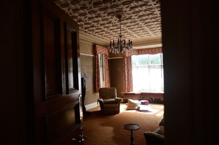 HARROGATE, ENGLAND - SEPTEMBER 04:  A general view of the front of Pineheath on September 4, 2013 in Harrogate, England. An untouched 40-bedroom house belonging to wealthy Indian-born aristocrats, Sir Dhunjibhoy and Lady Bomanji,  who were well-known figures in British high society at the start of the 20th century and friends of the Royal Family. Sir Dhunjibhoy was a Bombay-based shipping magnate who also used his wealth to support Britains war effort against the Nazis which led to him being knighted. Their 12-bathroom mansion in Harrogate was where they spent each autumn after staying at their house in Windsor during the summer and the winters in Poona, India. The mansion, has been sold in a multi-million pound sale to a local businessman who plans to make it a family home again after Lady Bomanjis daughter, Mrs Mehroo Jehangir, died in 2012 having not touched it since 1986 when her mother died.  (Photo by Bethany Clarke/Getty Images)