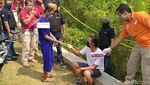 Rekonstruksi Pembunuhan ABG di Pekalongan Dijaga Ketat Polisi