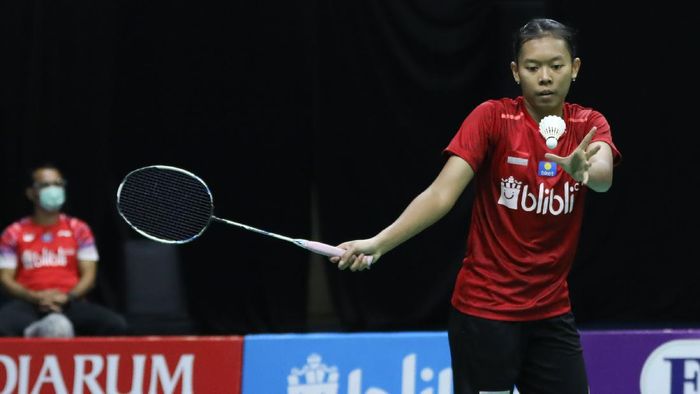 Saifi Rizka Nur Hidayah Saifi Rizka Nur Hidayah hadapi Gregoria Mariska Tunjung di semifinal PBSI Home Tournament