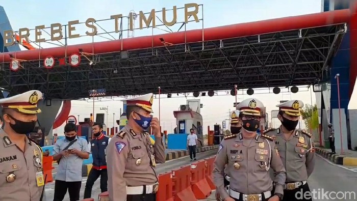 Tol gate Brebes Timur (Breksit), Jawa Tengah, Kamis (23/7/2020).