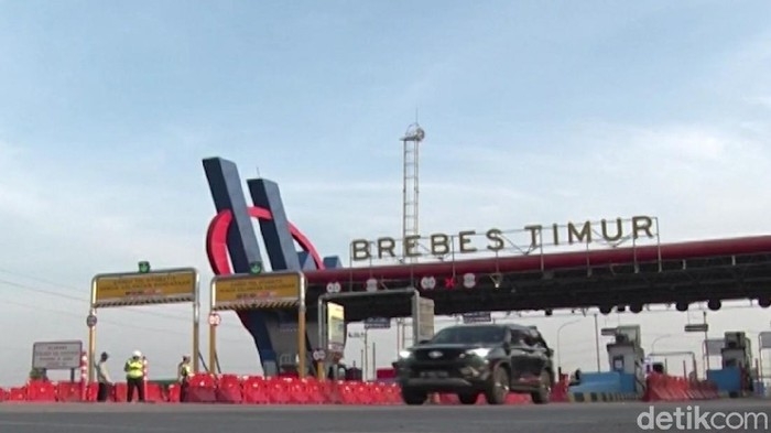 Tol gate Brebes Timur (Breksit), Jawa Tengah, Kamis (23/7/2020).