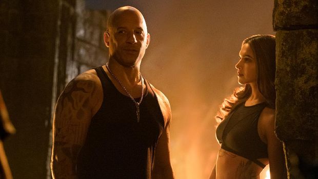 (L-R) Vin Diesel as Xander Cage and Deepika Padukone as Serena Unger in xXx: RETURN OF XANDER CAGE by Paramount Pictures and Revolution Studios