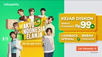 Cek Waktu Indonesia Belanja Tokopedia, Ada Diskon Di Bawah Rp 99.000!