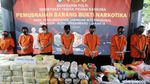 Bareskrim Polri Musnahkan Barang Bukti Narkoba