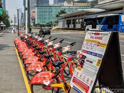 Asyik... Layanan Bike Sharing Hadir di Bundaran HI