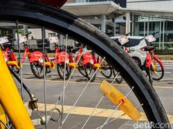 Asyik... Layanan Bike Sharing Hadir di Bundaran HI