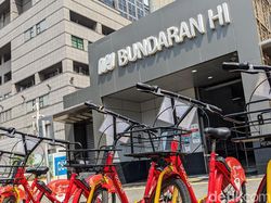 Asyik... Layanan Bike Sharing Hadir di Bundaran HI