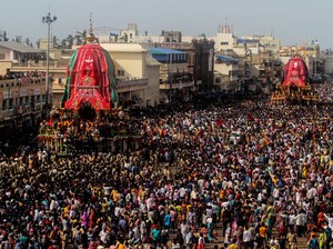 Video: 3 Orang Tewas Akibat Berdesakan di Festival Rath Yatra India