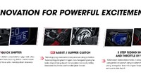 Quick Shifter dan Assist/Slipper Clutch yang disematkan pada motor ini punya fungsi penting. Quick Shifter bertujuan mengoptimalkan perpindahan gigi, sehingga mengurangi kemungkinan motor kehilangan tenaga saat berakselerasi. Selain itu proses penggantian gigi bisa dilakukan tanpa menarik tuas kopling, sehingga motor lebih responsif karena tidak ada jeda waktu saat memindahkan gigi. (Foto: AHM)