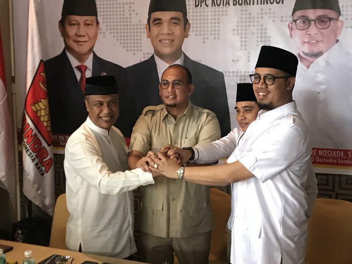 Gerindra-PKS koalisi di Pilkada Bukittinggi (Jeka Kampai-detikcom)