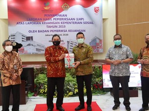 Meski Pagu Anggaran Naik, Kemensos Kembali Raih WTP 4 Kali Beruntun