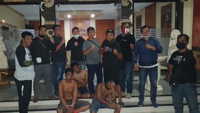 3 pelaku pencurian mesin traktor di Badung. Bali, didor polisi, Kamis (23/7/2020).