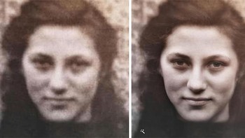 Tidak ada perusahaan lain yang berhasil mengembangkan teknologi peningkatan kualitas foto ini. Hasilnya renyah dan benar-benar luar biasa, klaim MyHeritage. (Foto: MyHeritage)