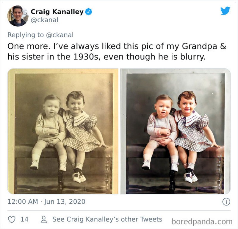 MyHeritage foto blur