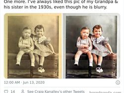 Keren! Kala Foto Jadul yang Blur Disulap Jadi Jernih